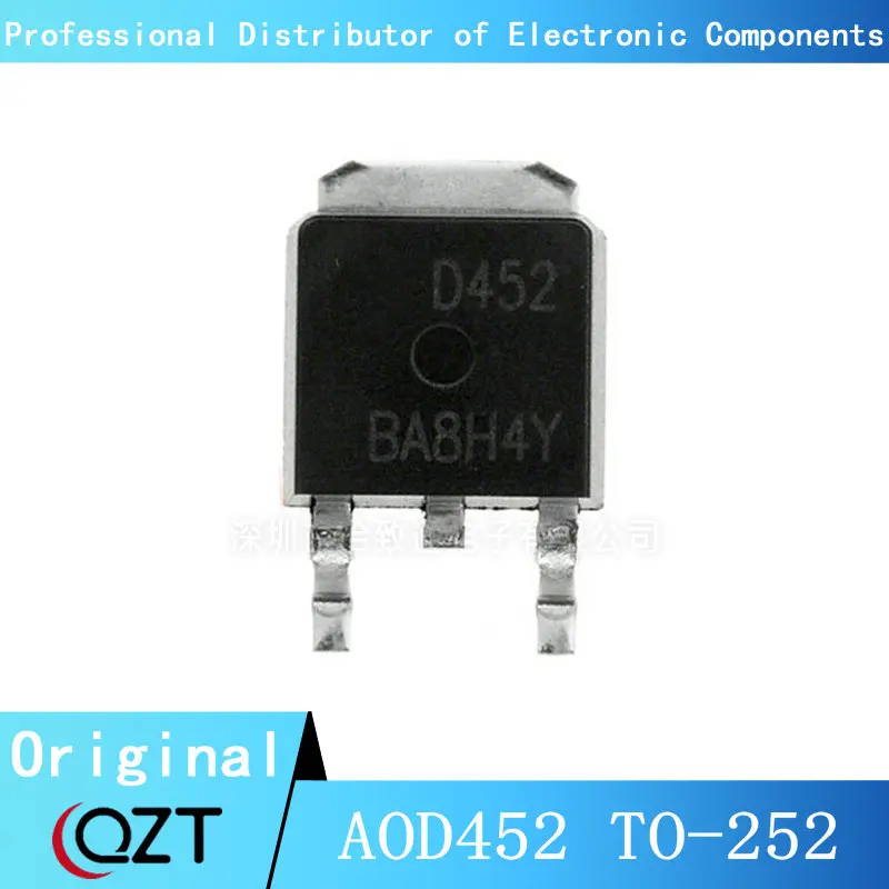 10 шт./лот AOD452 TO252 D452 55A 25V TO-252 chip New spot 5 10 шт лот 100% qualit aod403 aod409 aod442 aod444 aod446 aod450 aod452 aod472 aod478 to252 mosfet чипсет