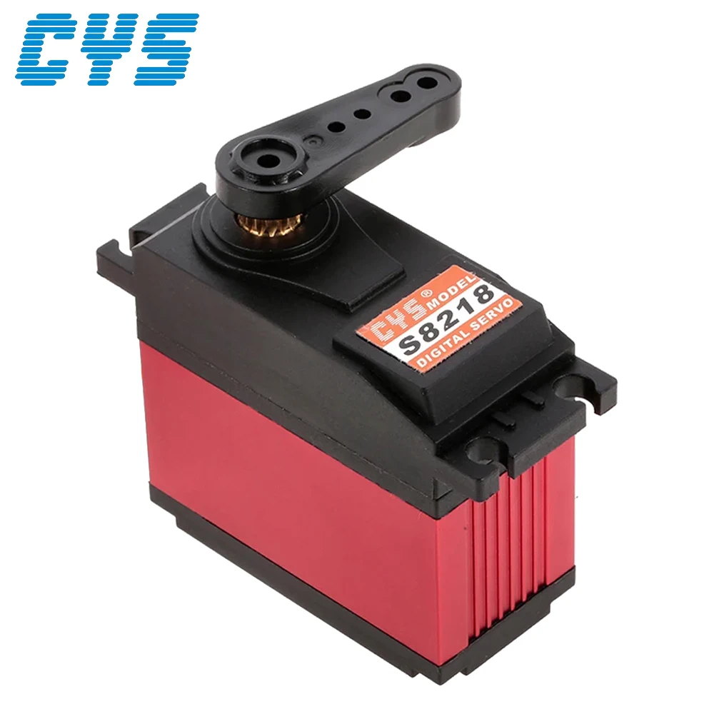CYS-S8218 S8218 6.0-7.4V 40kg HV Metal Gear Digital Servo Compatible With Futaba JR Plug For 1:5 RC Car Truck Robot Toy