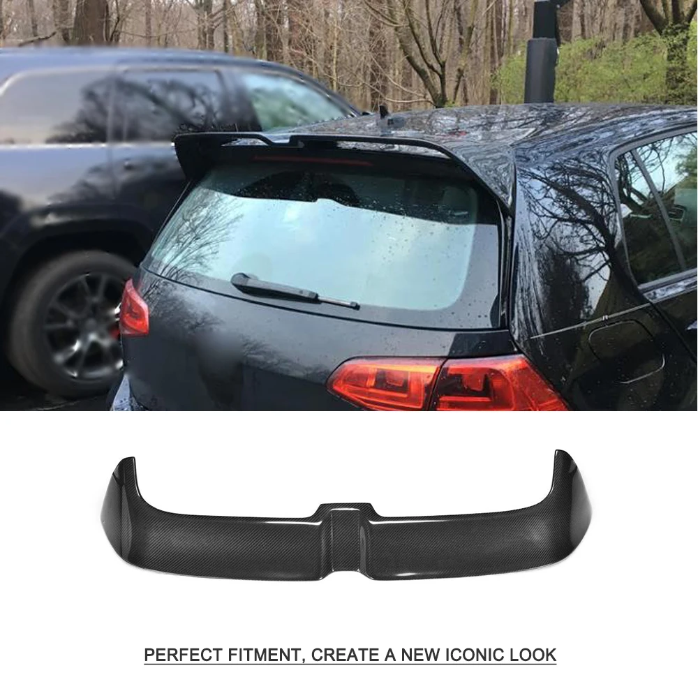 Car Rear Trunk Spoiler Wing for Volkswagen VW Golf 7 VII MK7 7.5 GTI R 2014-Rear Roof Window Boot Lip Spoiler