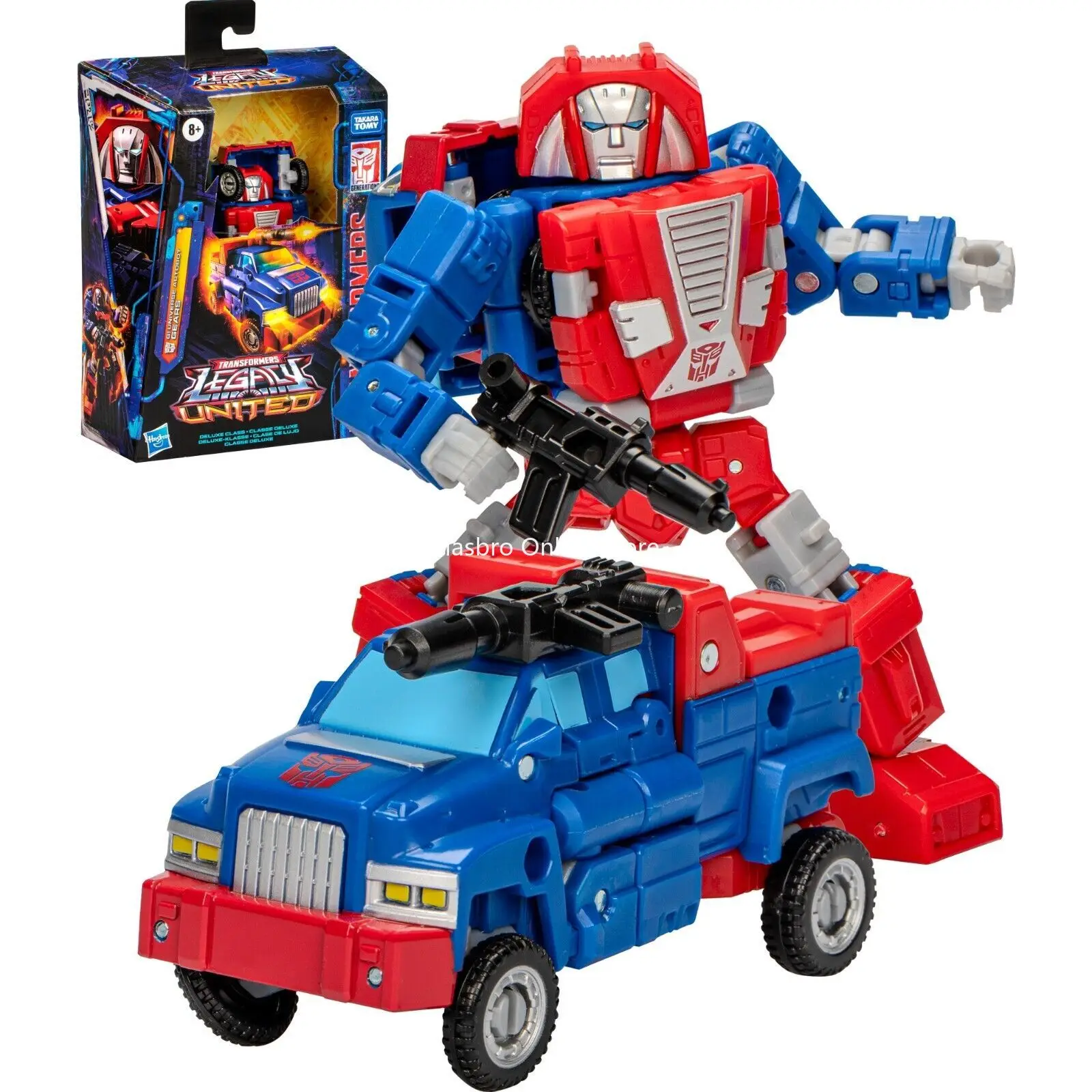 

【Pre-sale July 15th 2024】Hasbro Transformers Legacy United Deluxe Class G1 Universe Autobot Gears Figure F8530
