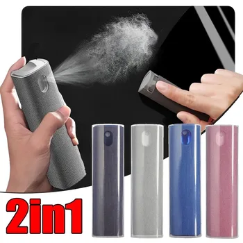 Detergente per lo schermo del telefono Spray Computer Strumento per la rimozione della polvere dello schermo del telefono cellulare Strumento per la pulizia e la lucidatura della microfibra dell'auto