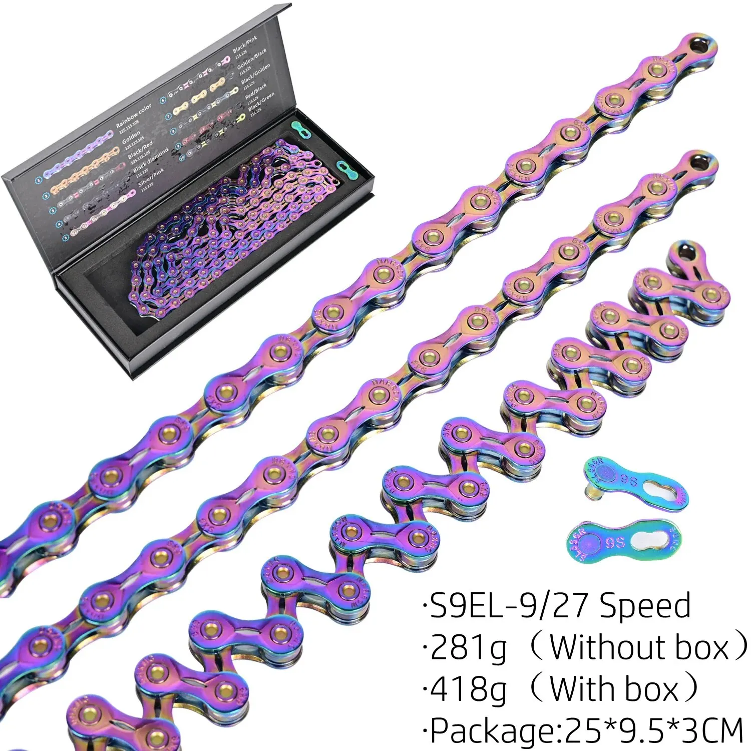 SUMC Rainbow Hollow Bike Chain 5