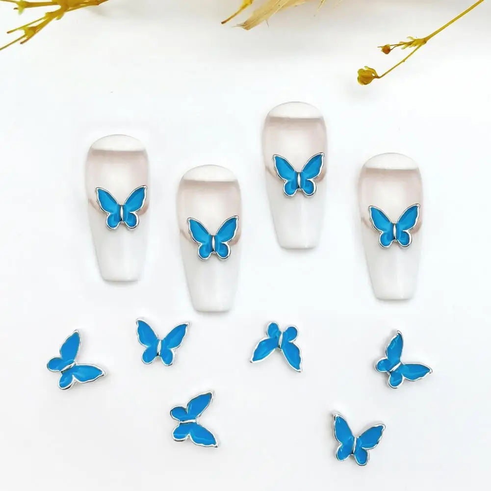 

Butterfly-shaped Nail Jewelry Vibrant 3d Butterfly Nail Charms Stunning Resin Ornaments for Diy Crafts Manicures Phone for Women
