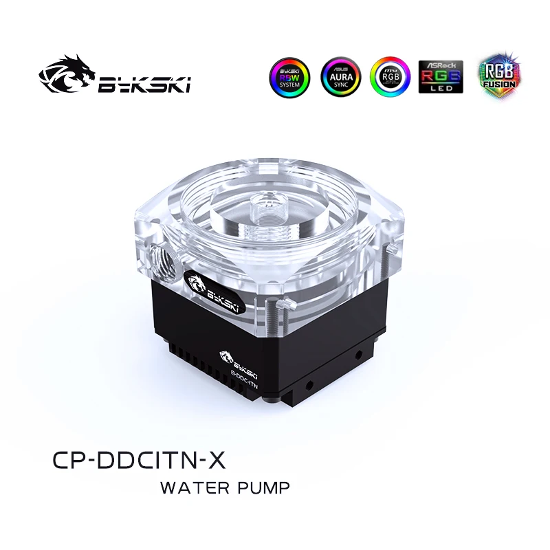 

Bykski CP-DDCITN-X Laing DDC Water Pump Output Head 4 Meters , Flow 450L/H Maxmum Speed 4000RPM Acrylic / POM