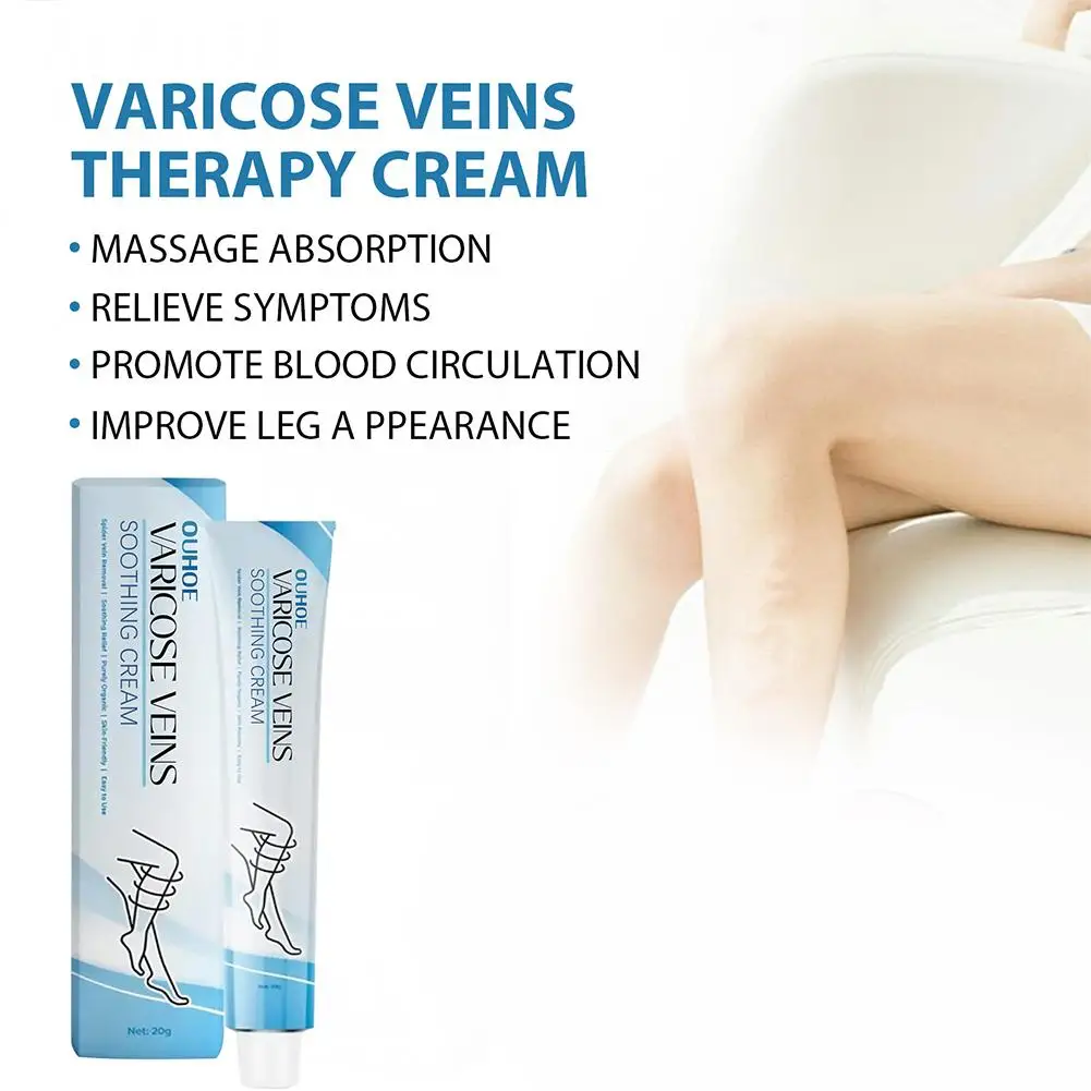 Improve Blood Circulation Varicose Veins Treatment Cream Reduce Leg Swelling Wellness Cream Soothes Tired