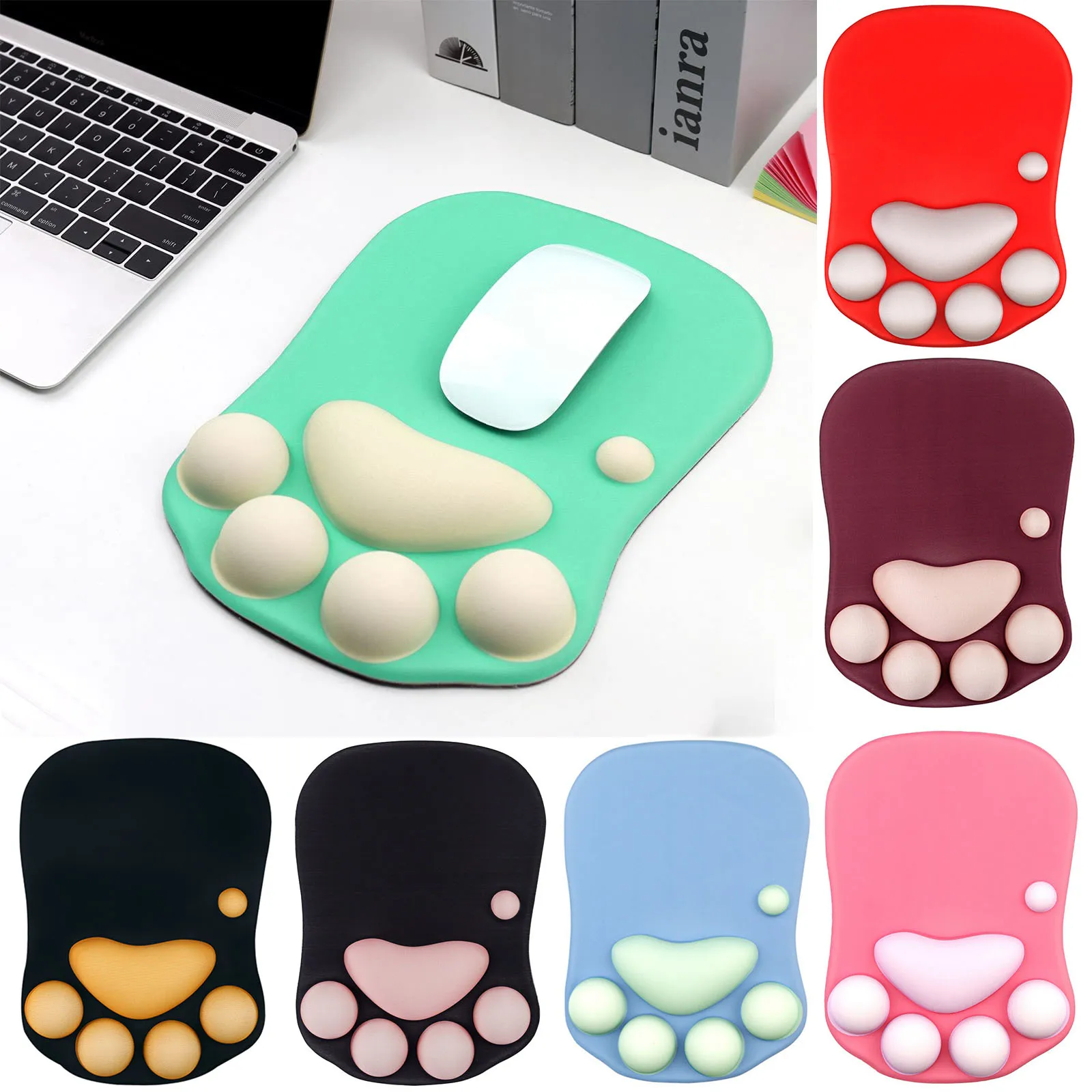 Cartoon Cute Mousepad Keyboard Wrist Rest Set 3D Mouse Pad Silicone Nonslip Desk  Mat for Office Work Game Laptop - China Computer Pad and Keyboard Pad price