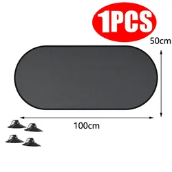 Premium Car Sunshade Cover - UV Protection Black Window Curtain Mesh Accessories (Black 1x C)