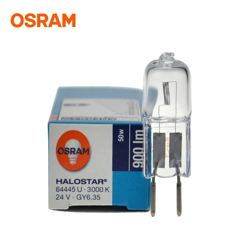 （5PCS）OSRAM 64445U / 24V50W Halogen lamp beads operating shadowless lamp bubble microscope beads s5 5 step magnification ophthalmic equipment slit lamp microscope price