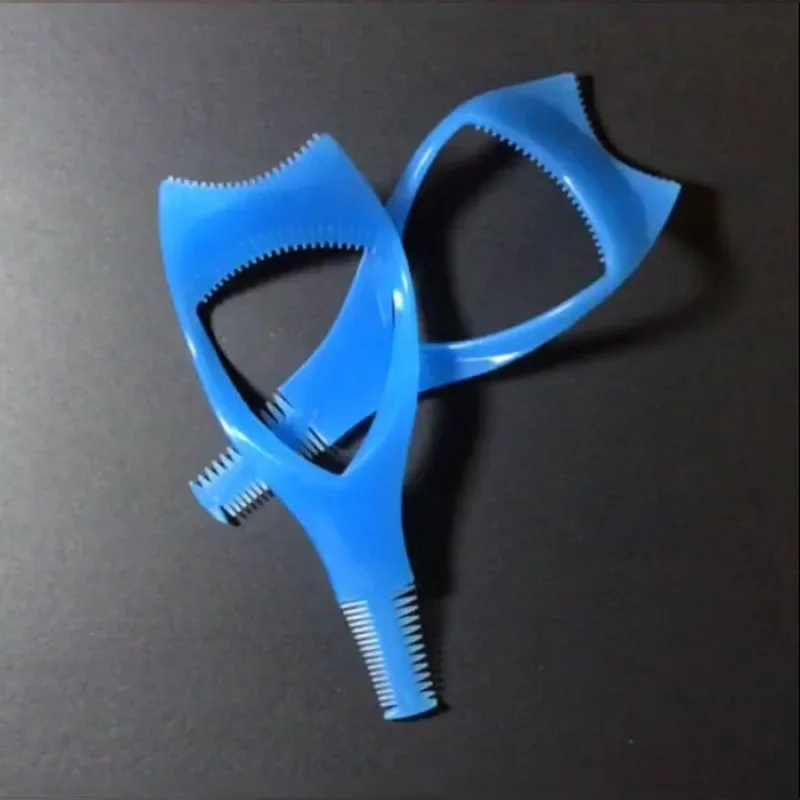 Description Picture 4 of item3 In 1 Makeup Mascara Shield Guard Curler Applicator Comb Guide Card Makeup Tool Beauty Cosmetic Tool 3 Colors Eyelash Tools