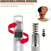Outil à main automatique de menuiserie, perforateur central automatique, marqueur de trou, bois, métal, acier, charge à ressort, perceuse de noyau, localisateur, rapDuty, poinçon 4
