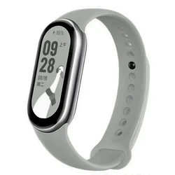Sport Watch Band Silicone Strap Replacement - Compatible with Xiaomi Mi Series - Mi Band 9 (13 Grey)