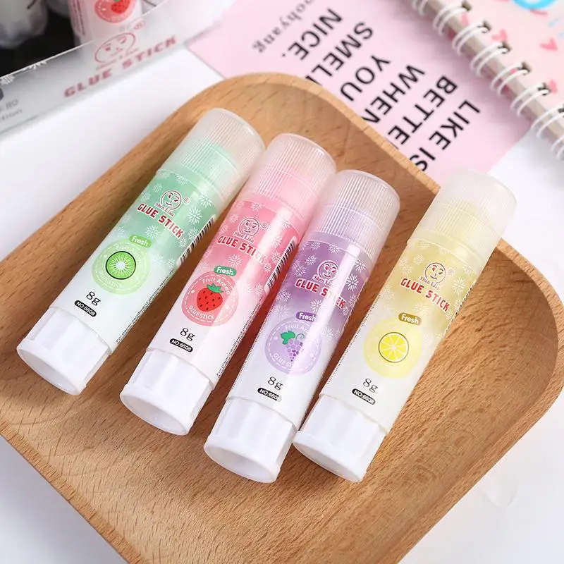 

4Pcs Solid Glue Stick Safe & Child-Friendly for School Office Supplies