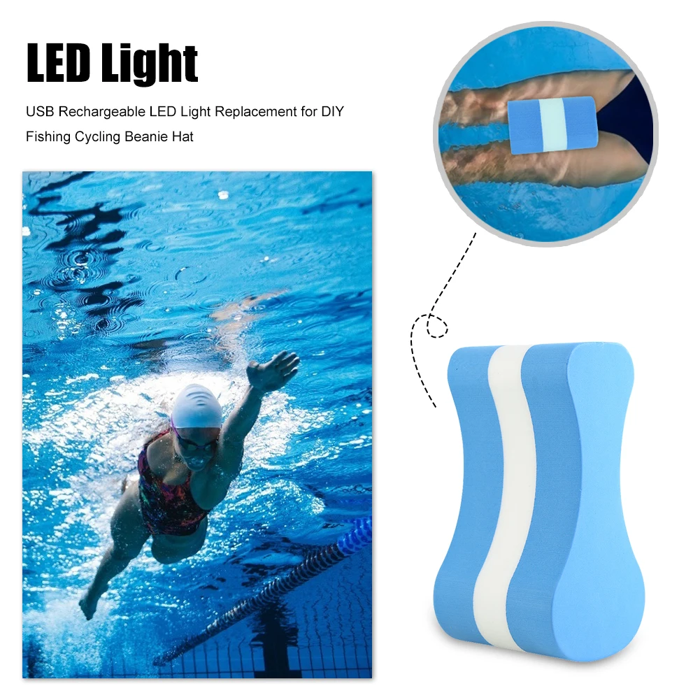 

Swimming Float EVA Foam Pull Buoy Float Swim Training Aid Durable Figure-Eight Shaped Legs Safety Watering Elements for Beginner