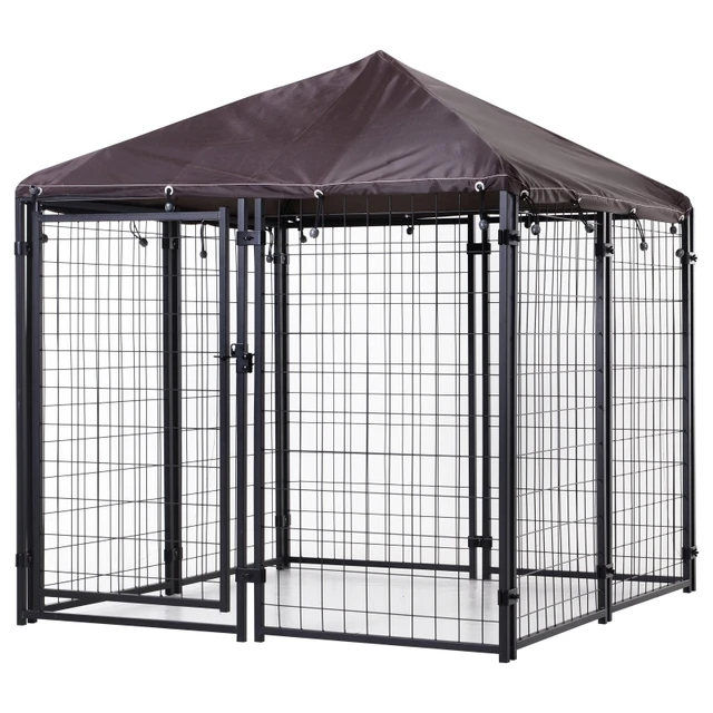 Housse de protection pour Cage de chien, couverture résistante au soleil et  à la pluie, pour porte extérieure et intérieure - AliExpress