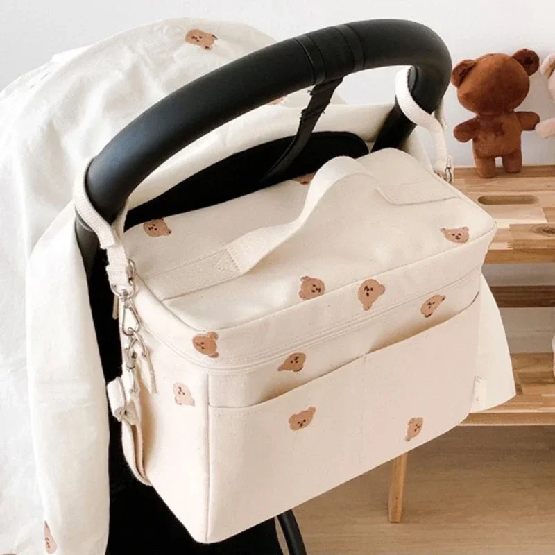 Baby Diaper Bag Shoulder Bag Bottle Insulation Trolley Accessorie Maternity Bag Diaper Backpack Stroller Organizer Bags Diaper Bag Bottle Bag Shoulder Bag