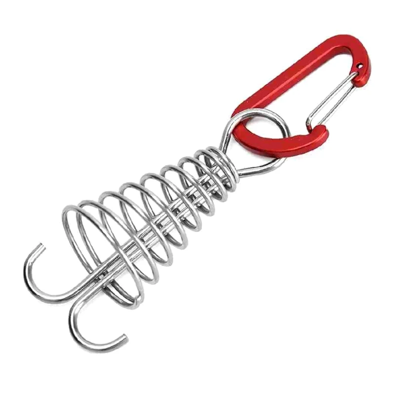

Octopus Deck Peg 10pcs/set Stainless Steel Tent Accessories Board Peg Spiral for Outdoor Traveling Camping Hiking Spring G99D