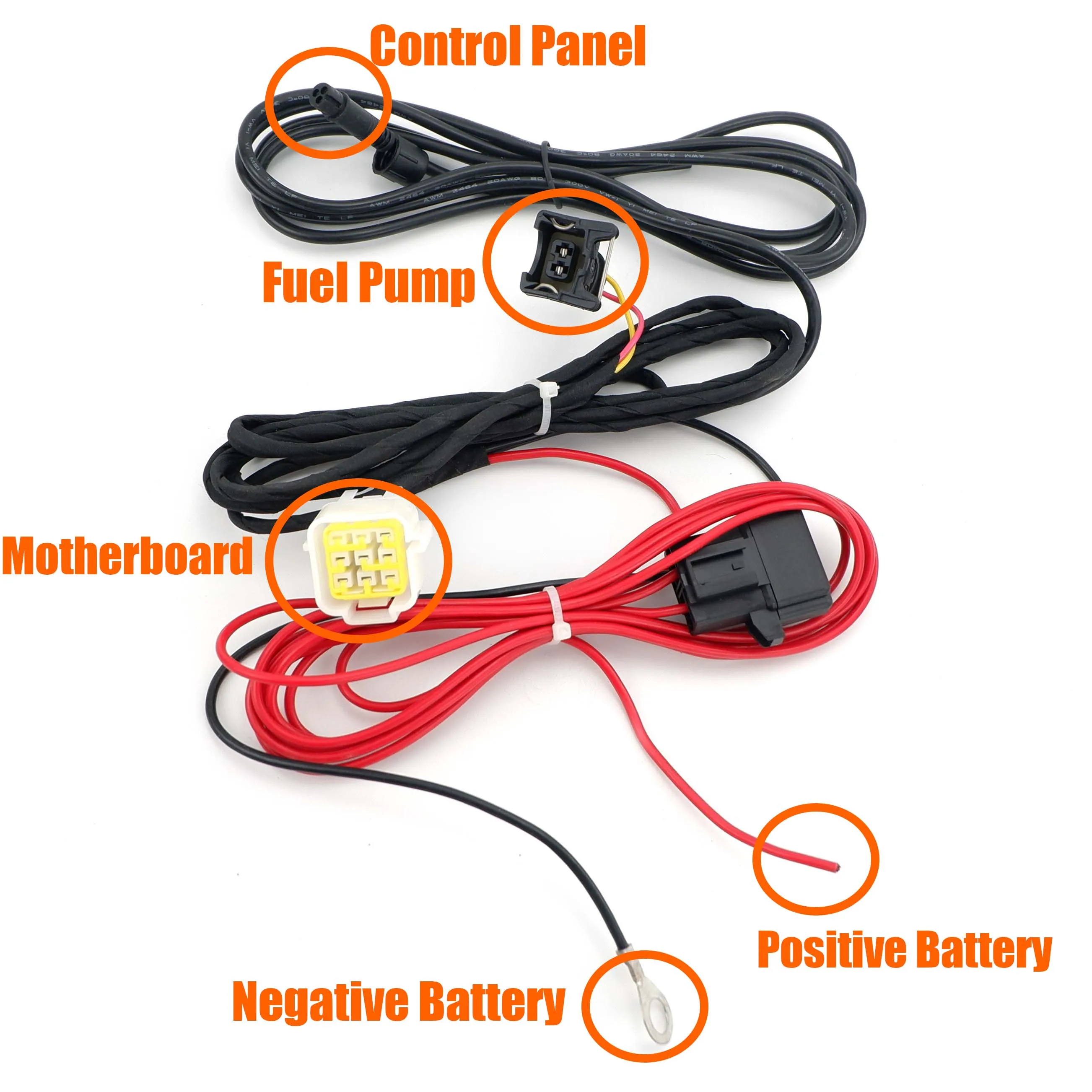 12V / 24V Air Diesel Heater Wiring harness Loom Power Supply Cable Adapter Round Plug For Eberspacher Webasto