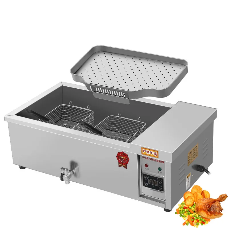 Multifunctional 12l Electric Deep Fryer Household Fried Fish Fried
