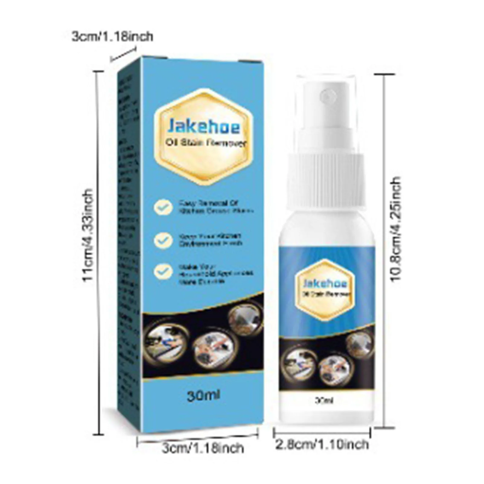 Kitchen Deep Cleaning Spray Stove Top Cleaner and Degreaser for Food Grease Splatter and Grime SDI99