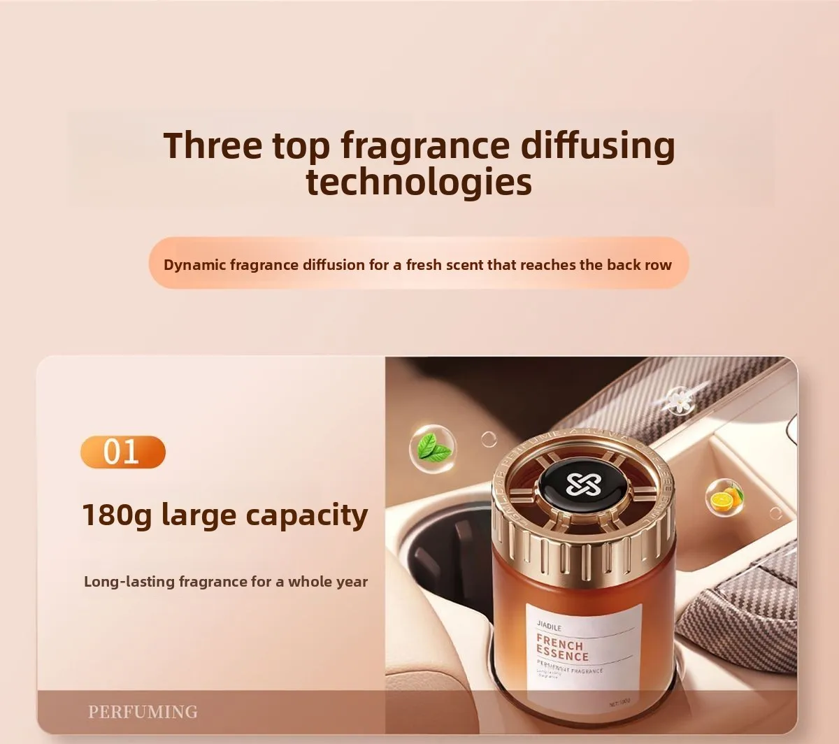 Car Aromatherapy Diffuser Balm For Odor Elimination Long Lasting_voghion.com
