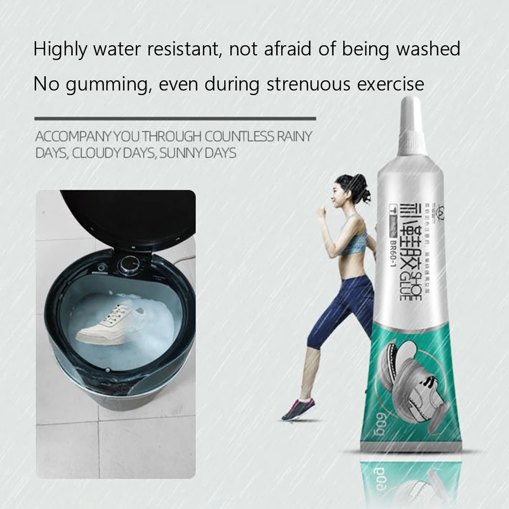 Waterproof Shoe-Repairing Adhesive Transparent Universal Strong Repair Glue Quick-drying Wear-resistant for Mountaineering Boots
