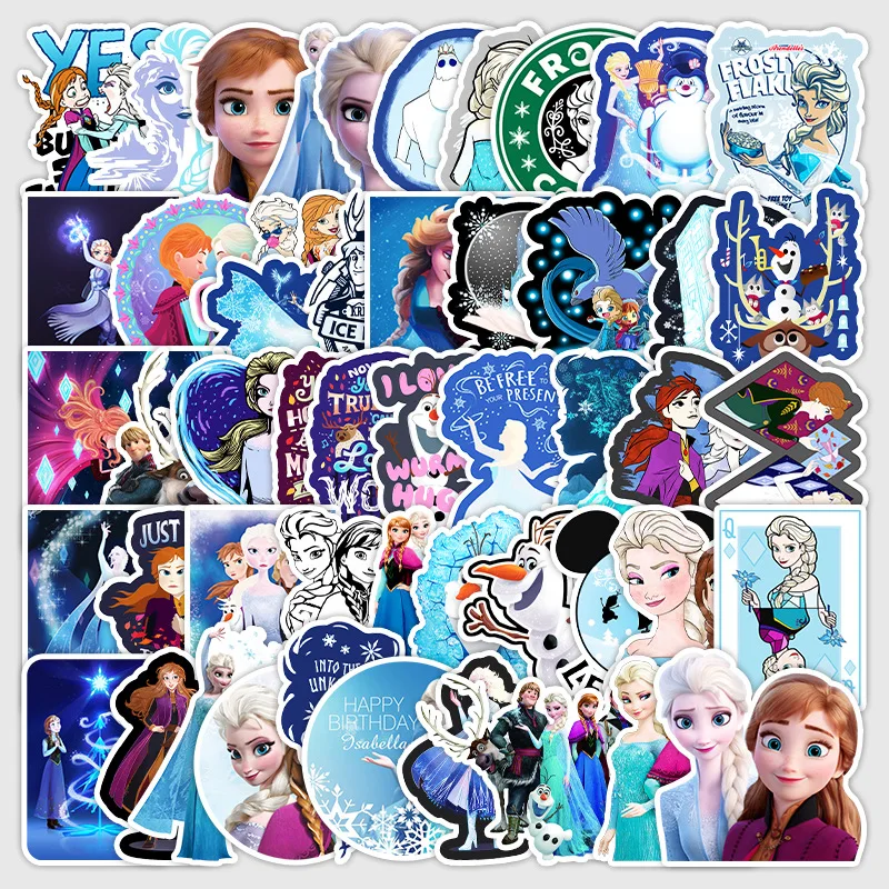 thumbnail image 1 of Recuerdos de fiesta de cumpleaños de Frozen, accesorios de princesa Anna y Elsa, premios de carnaval, piñata, bolsa de caramelos, juguete de fiesta para niñas（50pcs, 1 of 5