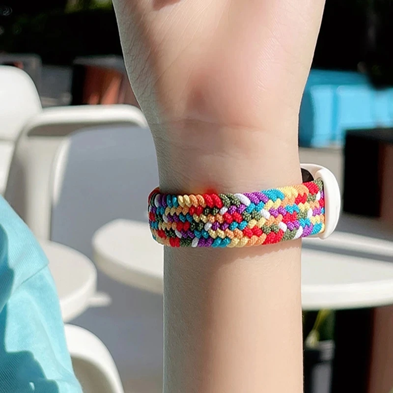 Xiaomi Mi Band 8 Nylon Braided Loop Strap Set