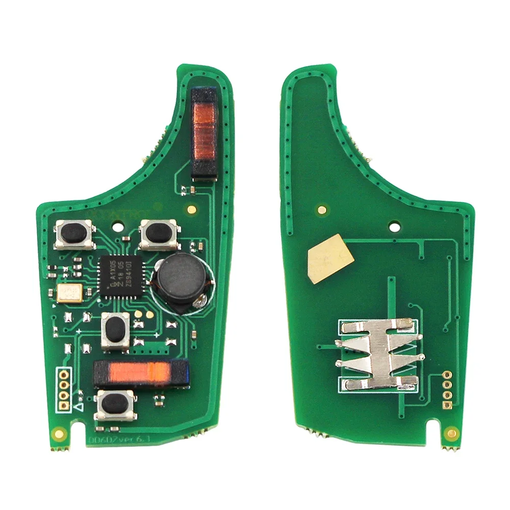 2/3/4 Buttons Keyless-go Folding Remote Key for Chevrolet 433MHz with ID46 Chip HU100 Balde (after market) car remote key car key
