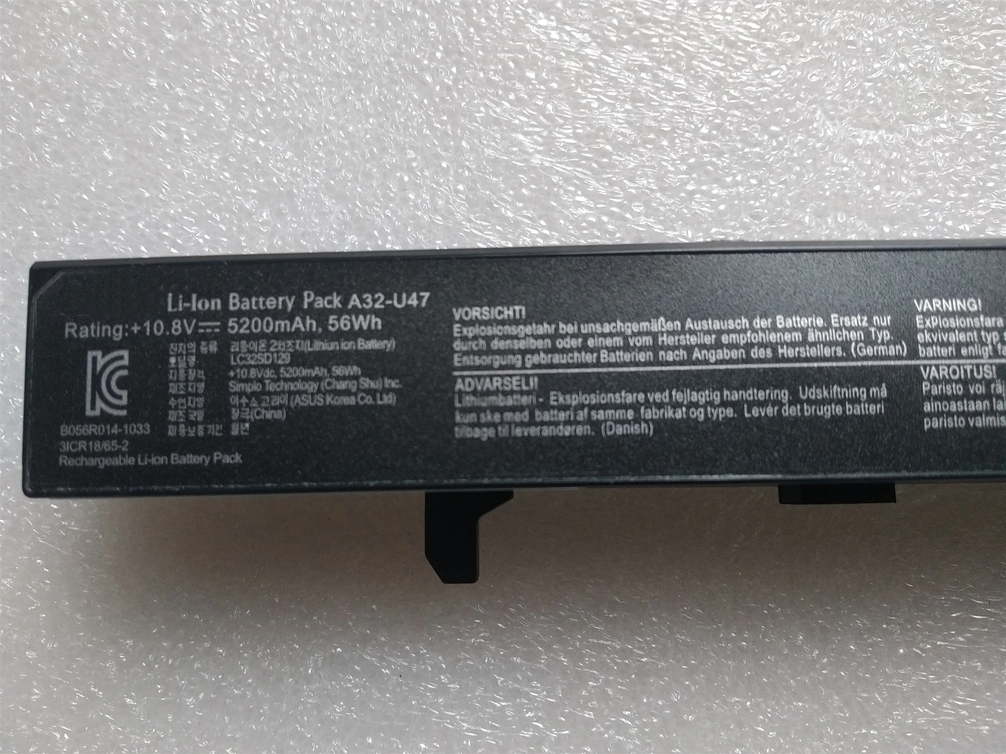 Bateria para Asus A32-u47 A41-u47 A42-u47 U47a U47c U47v U47vc U47arf R404 R404a R404c R404v Q400 Q400a Q400c Q400v Q400a - Imagem 4