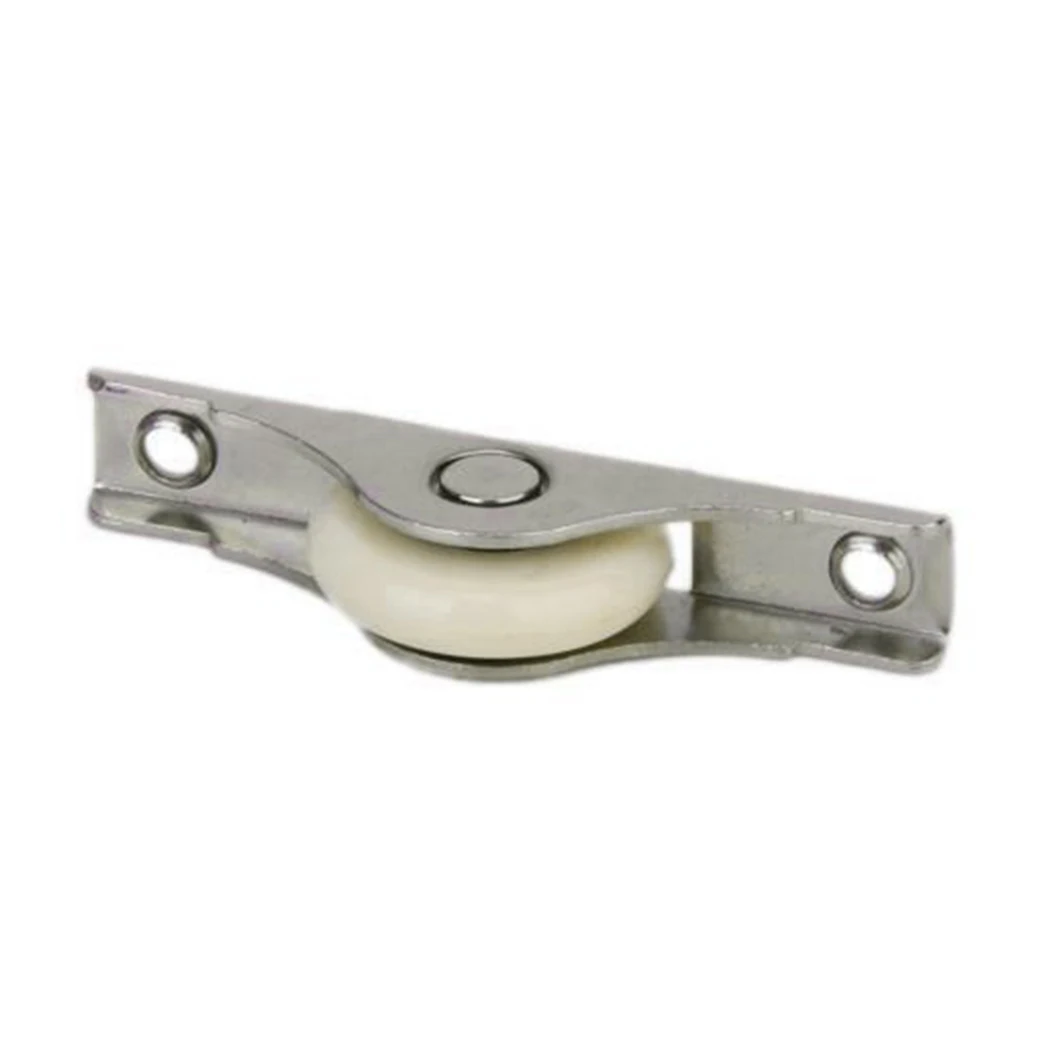 6 Pcs Kitchen Wardrobe Sliding Door Roller Cabinet Casement Pulley Nylon Wheel Sliding Cabinet Pulley Furniture Hardware sliding door rollers mini rubber wheels