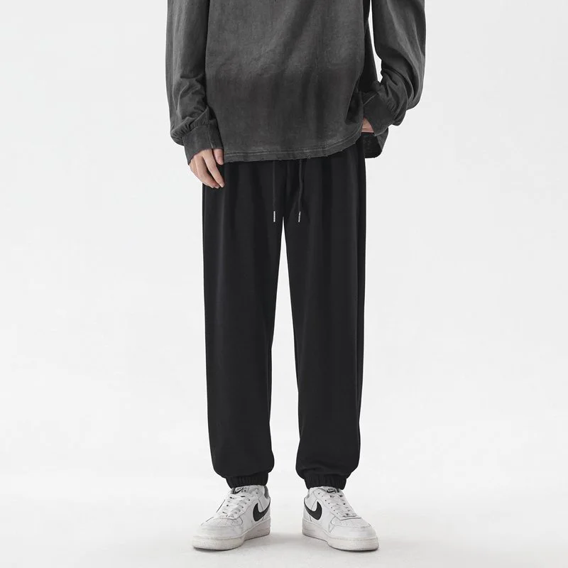 

New Sweatpants Men Pants Korean Loose Harajuku Black Casual Pants Streetwear Sport Trousers Joggers Oversize Sports Chic 2023