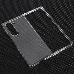 Ultra Thin Shockproof Protective Clear Bumper Case - Hard PC Cover - Z Fold 8 (Transparent)