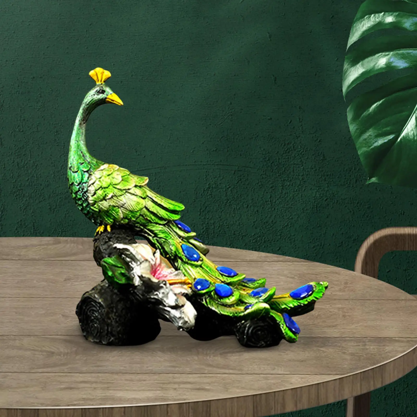 銅製 美しい孔雀 リビング 玄関 お茶台 机 本棚 装飾品 工芸品 置物