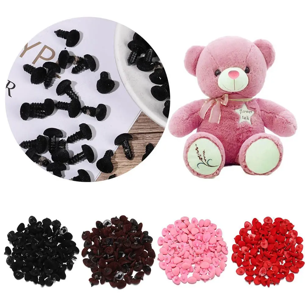 Safety Eyes and Noses, 462Pcs Black Plastic Stuffed Crochet Eyes with  Washers for Crafts