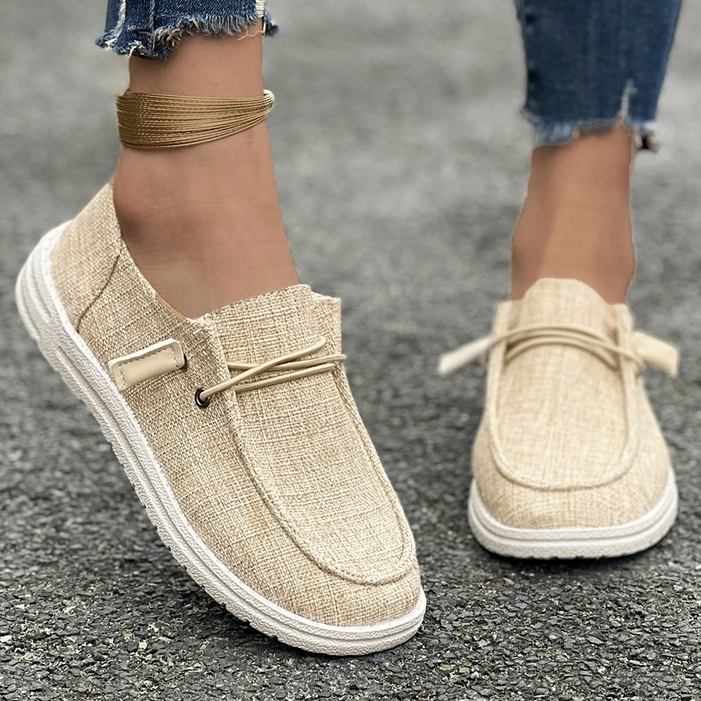 SHLIANG Damen Canvas Atmungsaktive Mode Vulkanisierte Sportschuhe Frau Casual Flache Schuhe Weibliche Leichte Wanderschuhe SB168_voghion.com
