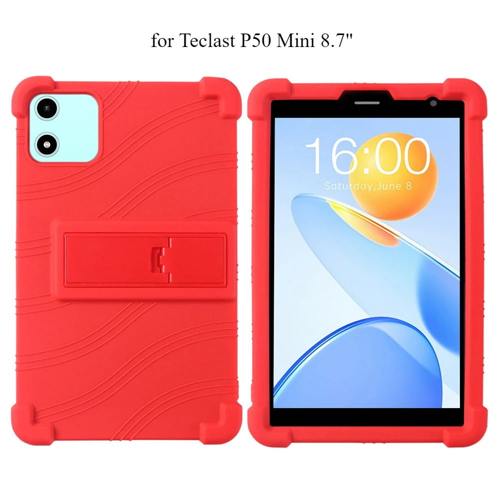 Shockproof Multi-Angle Stand Silicone Protective Tablet Case, 8.7 Inch