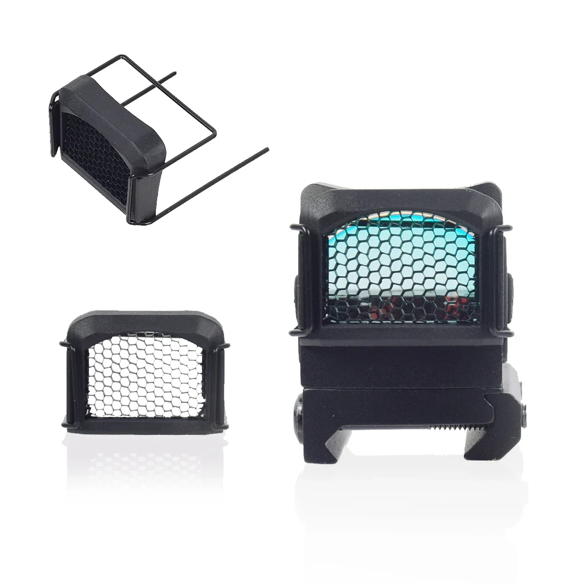 Tactical Anti-Reflection Sunshade Killflash Lens Protector Mesh Cover Scope Red Dot Sight Hunting Accessories