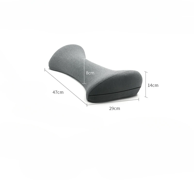 1pcs Lumbar Pillow Memory Foam Waist Pad Sleeping Lumbar Pad Sleeping Bed Disc and Spine for Pregnant Women