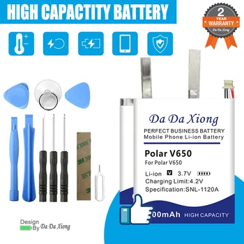 DaDaXiong PolarM600 PolarM400 PolarV650 PolarV800 Battery For Polar M400 M430 M600 V650 V800 GPS Sports Watch Bateria Free Tools
