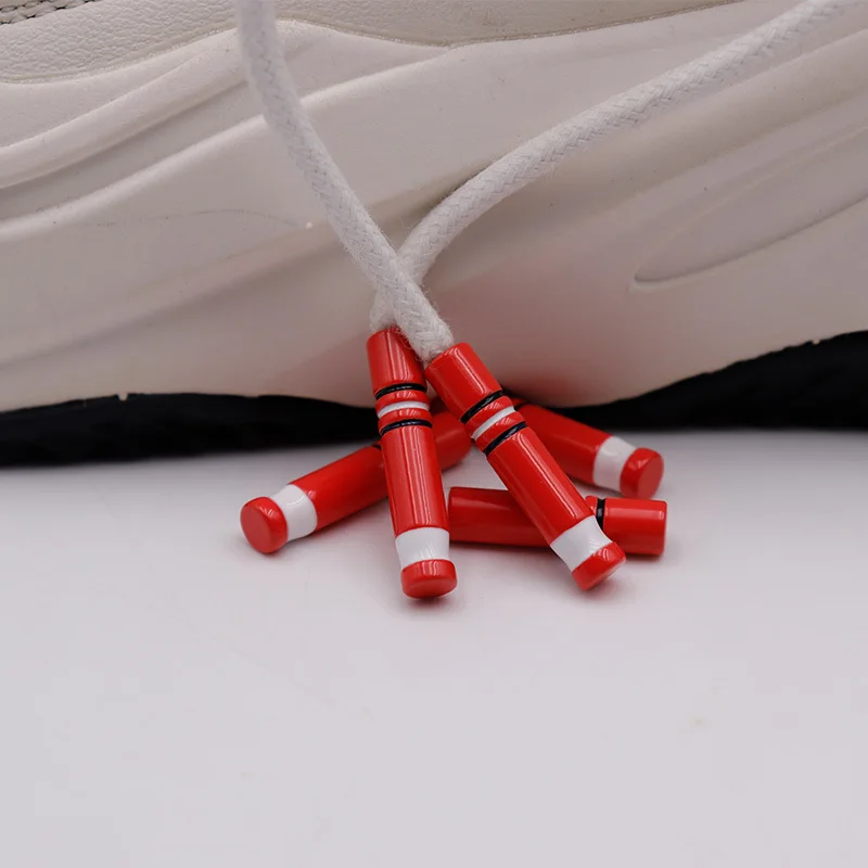 Weiou Lace 25*5MM Metal End Caps Sport Rope Aglets Installation For Soccer Football Skate Sneaker Basketball Canvas Lace Tips
