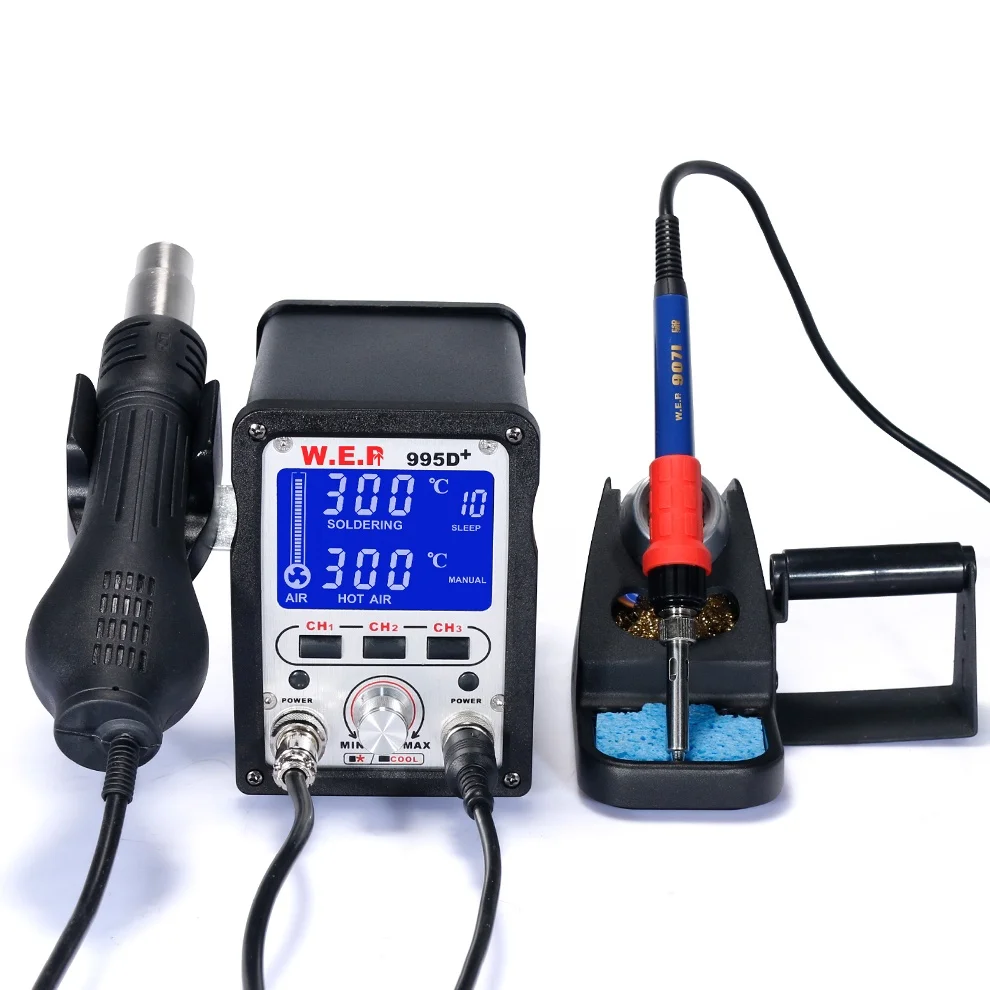 

Welding machine hot air desoldering WEP 995D+ soldering iron rework station