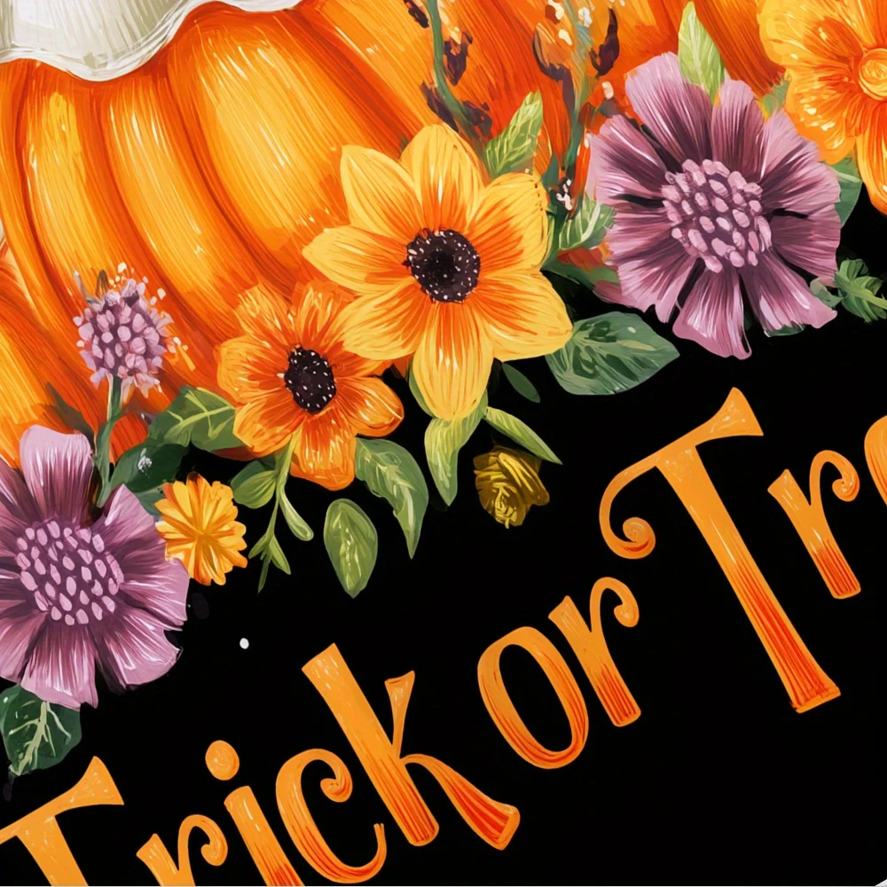 3pcs Halloween Pumpkin Ghost Pattern Printed Duvet Cover Set, High-Definition Printed Bedding Set