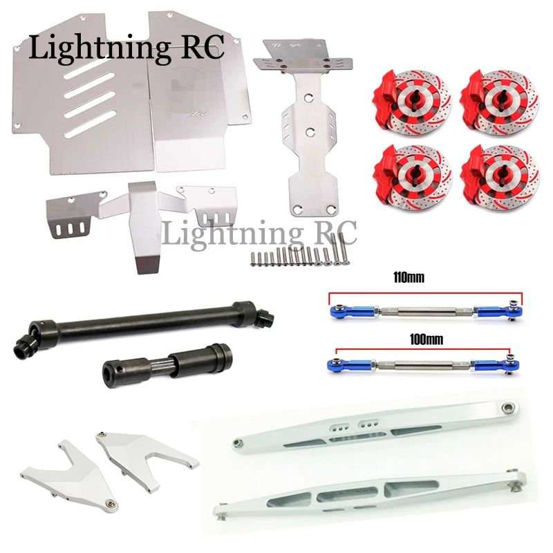 Traxxas 1/7 Udr Metal Drive Shaft Cvd Chassis Armor Axle Protection Swing Arm Rod Knife Arms Disco Freno Per Rc Car Short Course