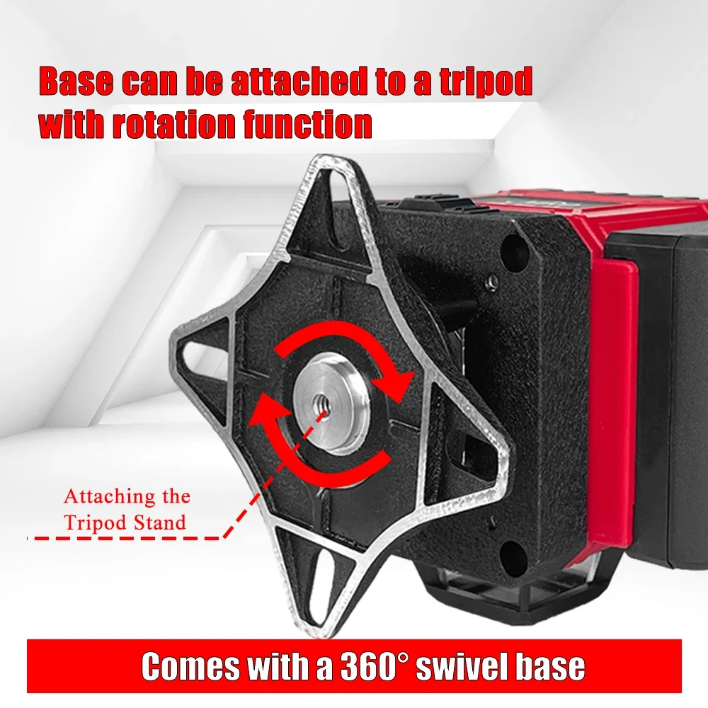 Laser Level Red Line Self Leveling 360 Horizontal And Vertical