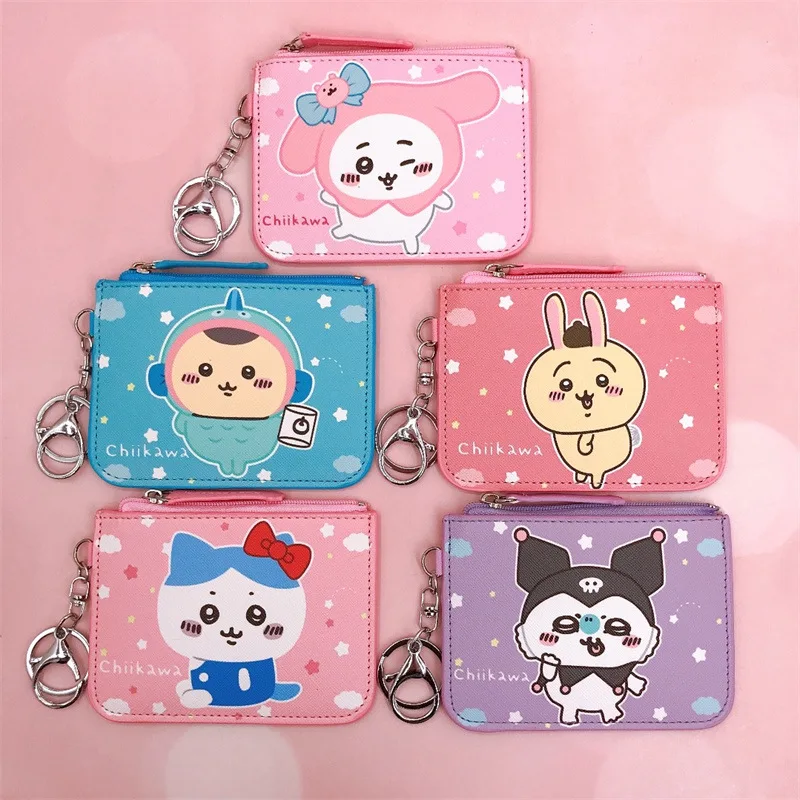 

Sanrio серия Chiikawaii Hello Kitty моя мелодия Kuromi мультфильм держатель для карт искусственная подвеска милые подарки для девочек