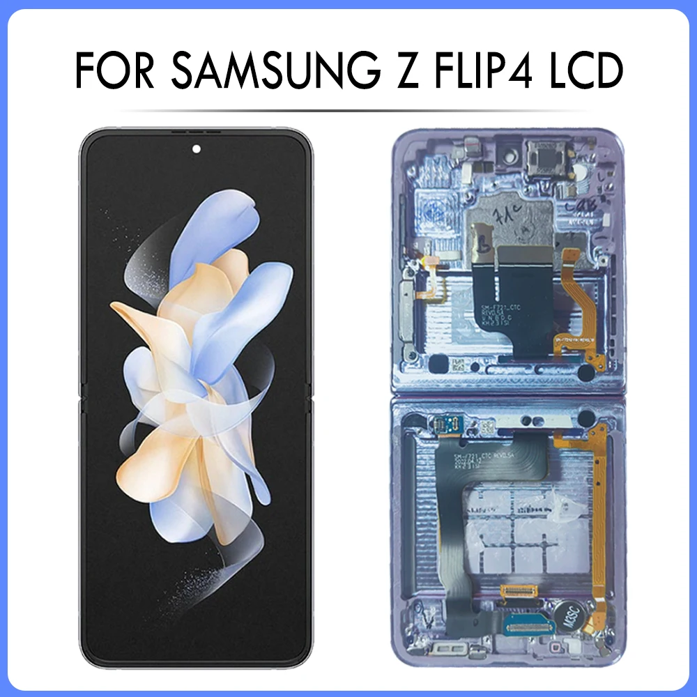 6.7&quot; LCD For Samsung Z Flip 4 LCD Display Touch Screen With 