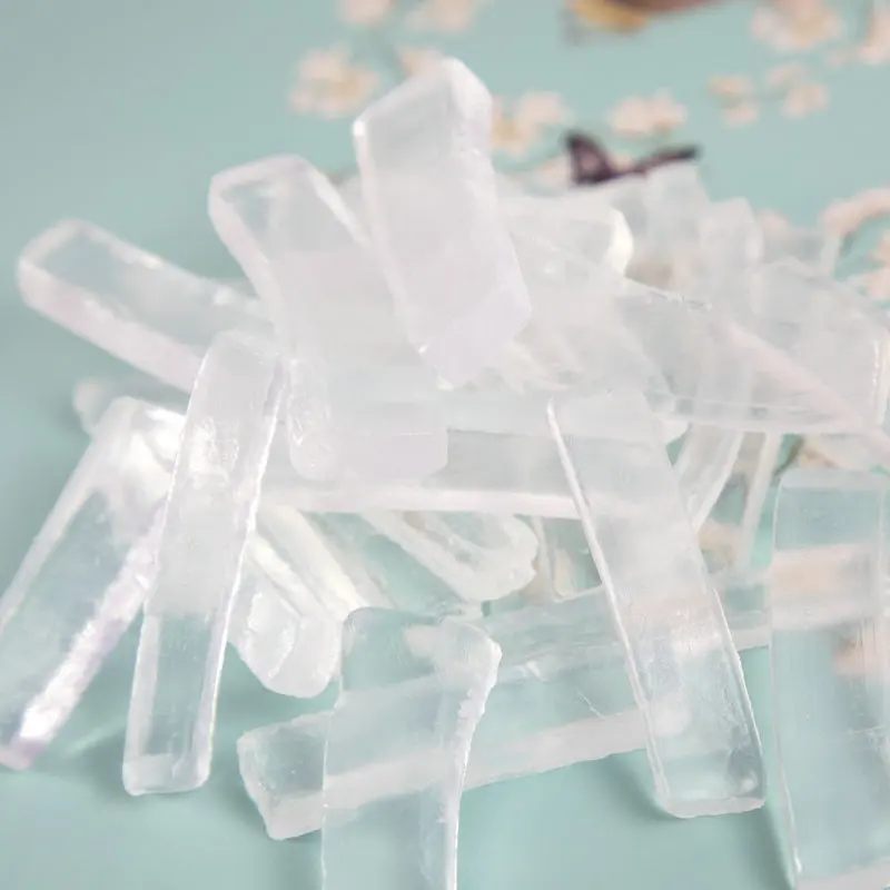 500g Pure White Strip Handmade Soap Base Milky White Transparent Face Cleaning Soap Making Material