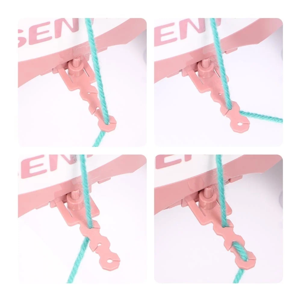 Description Picture 4 of item48 Needles Knitting Machine Breimachine Creative Manual DIY Loom Sentro Knitting Machine Tricoter Sewing Hat Sock Lazy Artifact