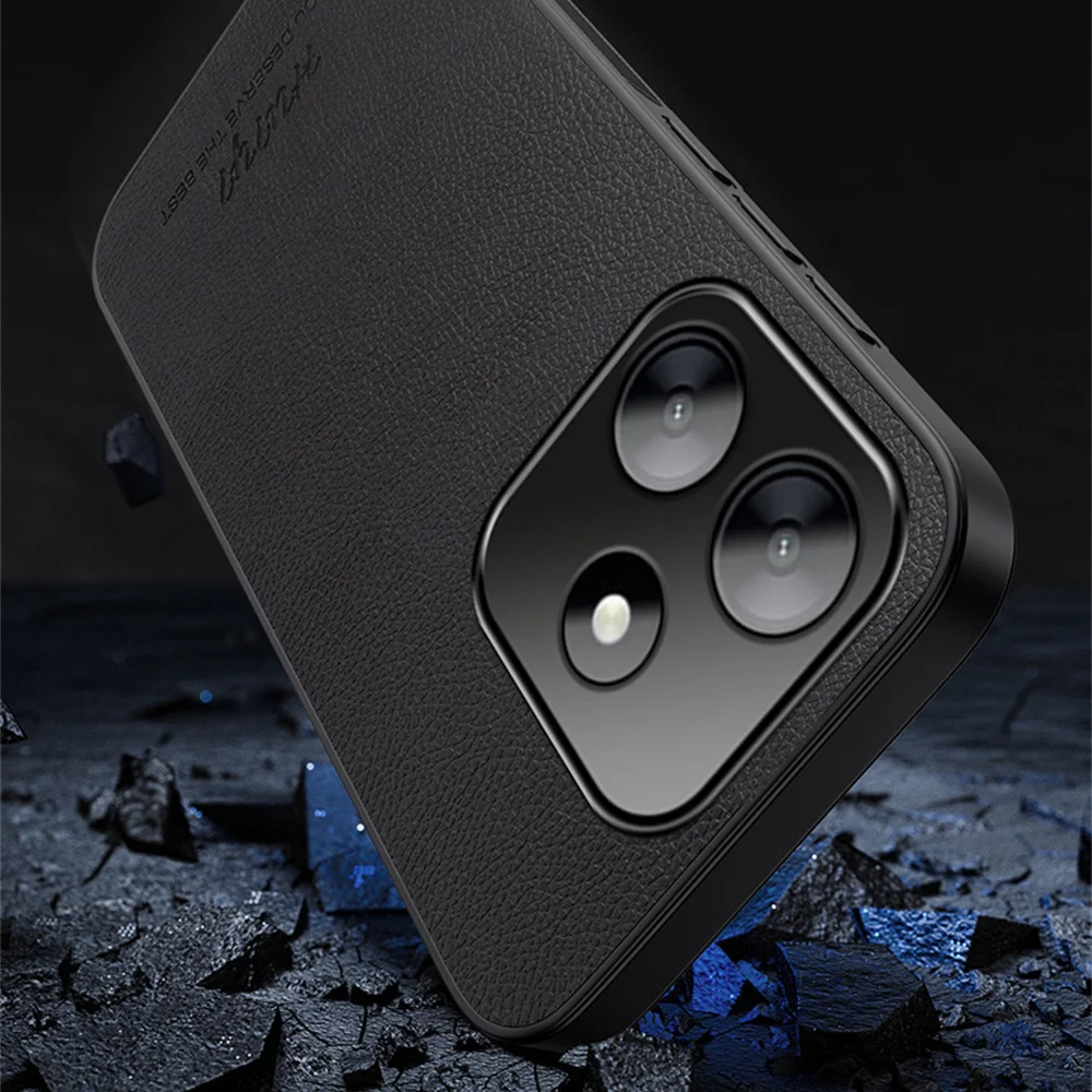 Premium Magnetic Leather Phone Case - Luxury Built-In Design