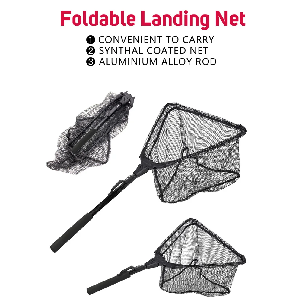 Collapsible Fishing Nets Aluminum Alloy Fishing Foldable Landing